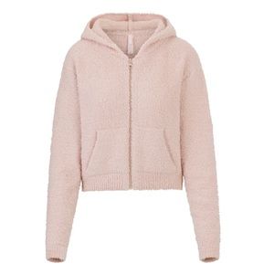 Skims COZY KNIT ZIP UP HOODIE